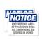 Signmission Enter Pond Area At Your Own Risk No Swimming, 10 in W x Rectangle, Vinyl Decal OS-2PACK-NS-D-710-L-12081 - alternate 1